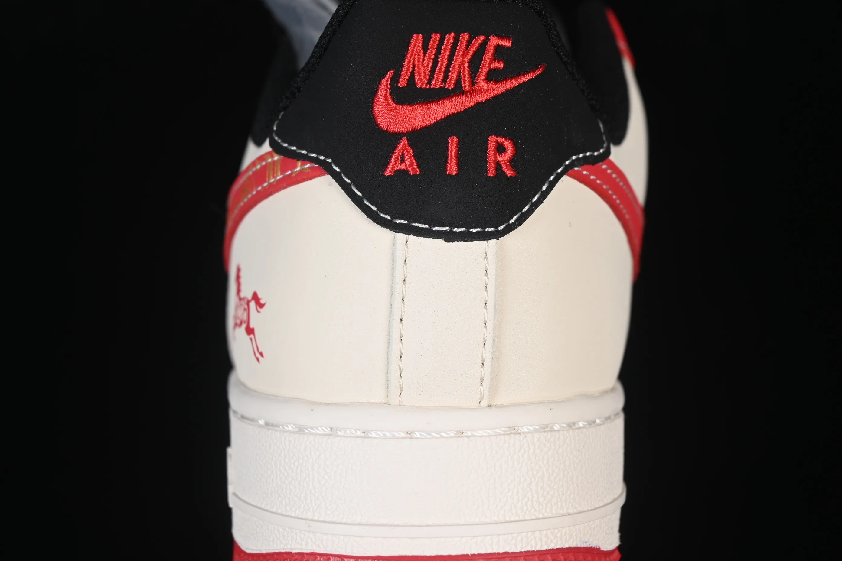 All Categories Nk Air Force 1 Air Force Series Nk Air Force 1 Low Air Force Low Nike Air Force 1'07 Low Year of the Horse Limited Red Gold Color Air Force One Low Casual Shoes FC1688-260